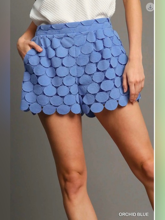 Umgee Pants - Umgee Polka Dot Lace Shorts
